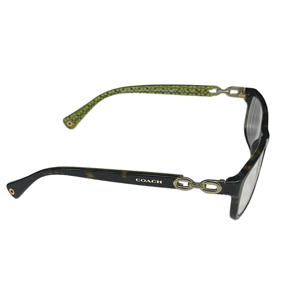 Coach HC5232 Fannie Dark Tortoise/Green Sig C Eyeglass Glasses Frames 52-16 135 - Picture 8 of 15